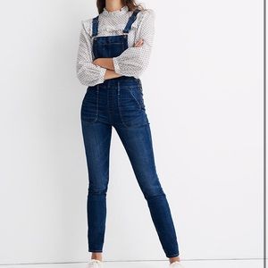 Madewell Skinny Overalls Groveland Wash